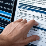 An actuary analyzing complex data and communicating findings, essential for insurance product development and risk management.