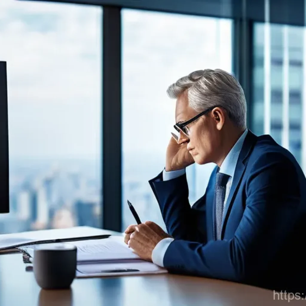 보험계리사와 국민연금 분석 - An actuary, a man or woman in their 40s, sits at a modern desk filled with multiple screens displayi...