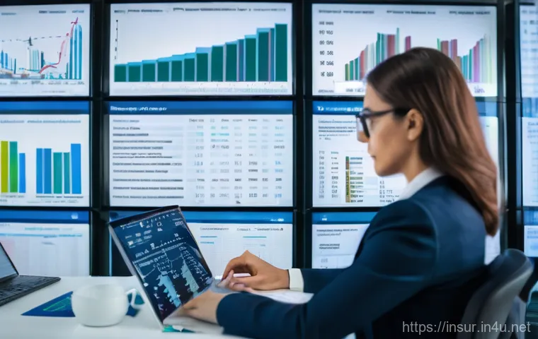 보험계리사와 보험 계약관리 사례 - **Prompt 1: The IFRS17 Actuary at Work**
A highly detailed, realistic image of a professional ac...