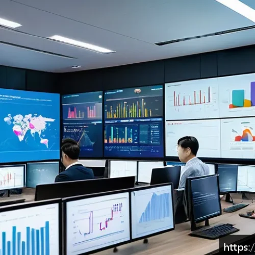 Home 32 보험계리사와 보험 해약률 분석 - A modern insurance company office scene showing a diverse team of actuaries and financial analysts c...